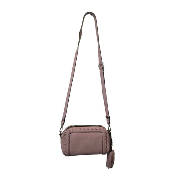 OrYany 100% Light Pink Tassle Crossbody Women's Purse - Picture 3 of 9